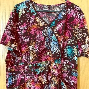 Runway by Cherokee 3XL black scrub top